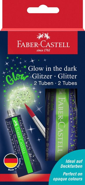 Faber Castell Glitzerstifte Glow in the dark - Bild 1