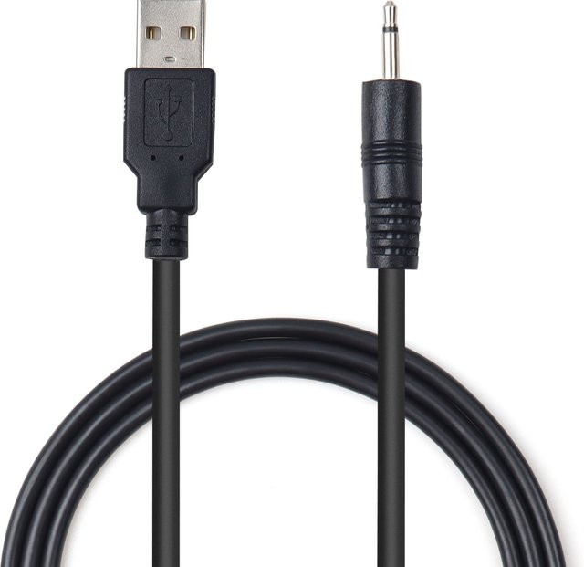 LANO USB auf 2,5 mm 2-Pol Mono Audiokabel mit Aux-Buchse als Stromladekabel für elektrische Zahnbürsten und Kinderspielzeug - Bild 1