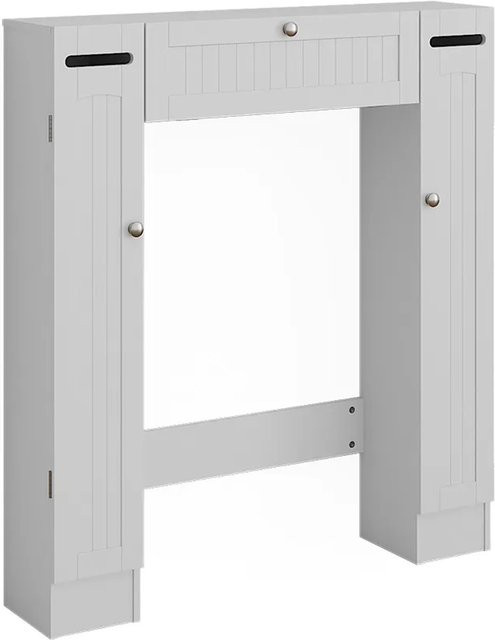 Vicco Toilettenschrank Bianco in Weiß mit 2 Toilettenpapierspendern, B/H: 89 x 99 cm - Bild 1