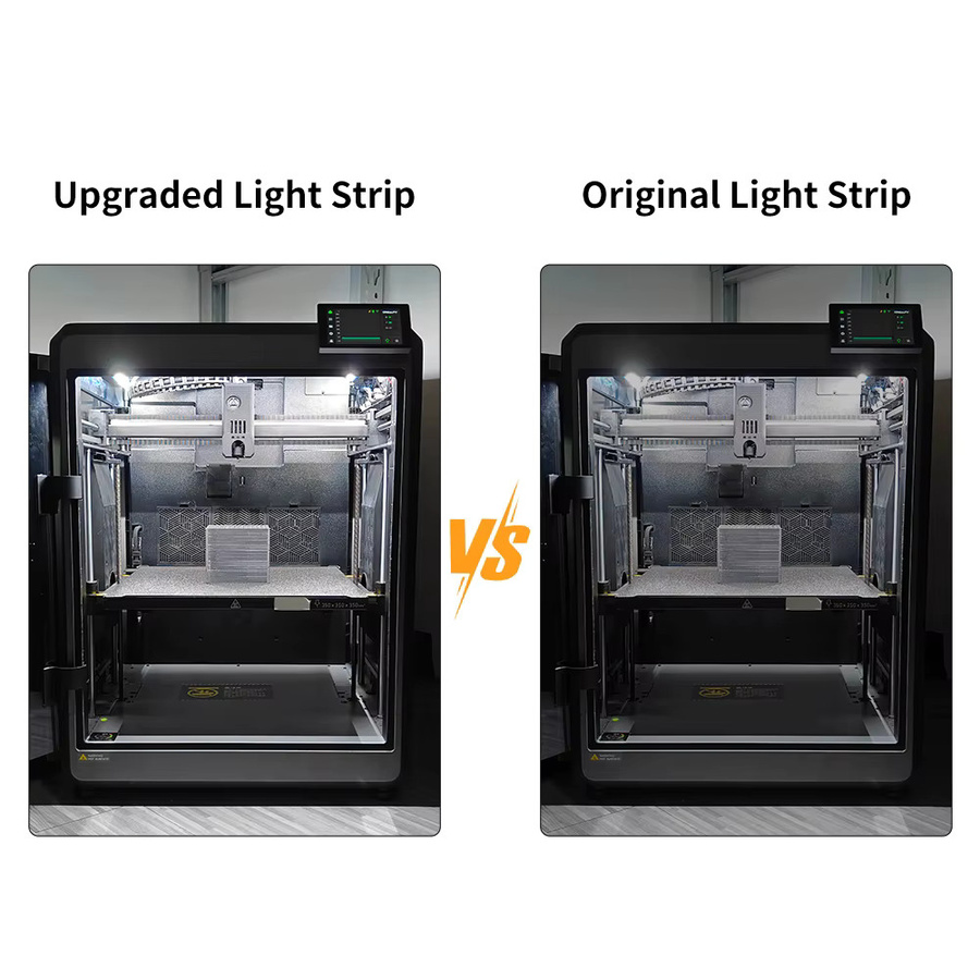 FYSETC COB-LED-Kit für Creality K2 Plus, superheller weißer LED-Lichtstreifen als 3D-Druckerzubehör - Bild 3