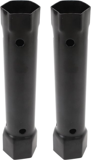 2er-Set Wasserhahn Steckschlüssel aus Kohlenstoffstahl in Schwarz für Installation und Reparatur von Duschen, mfySpace, 34mm und 40mm - Bild 1