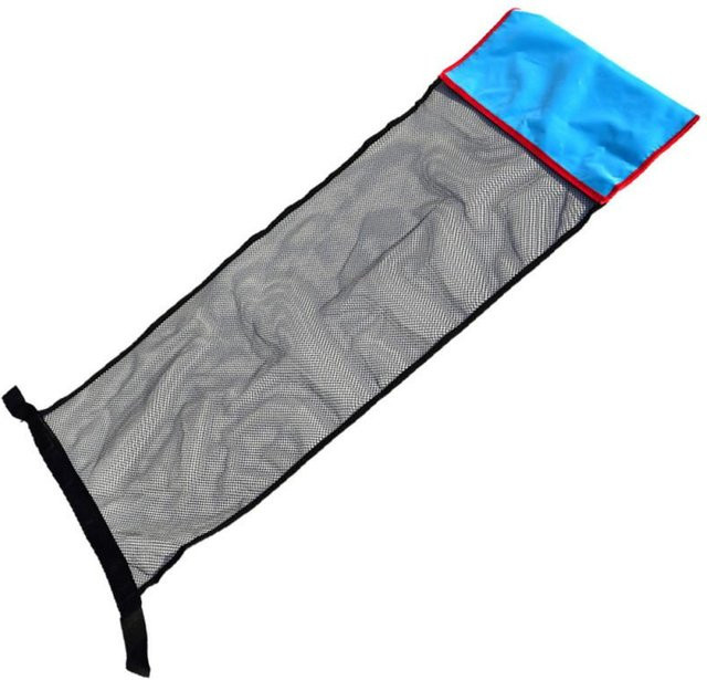 Allbestart Aufblasbare Wasserhängematte aus Nylon, faltbare Luftmatratze als Schwimmstuhl für Pool und Strand, Mehrfarbig - Bild 1