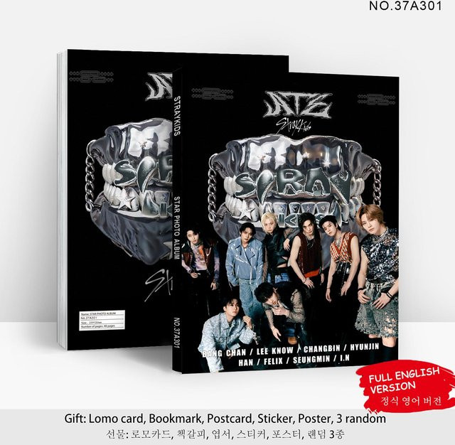 Yiran toy 1 Straykids Dominate Seoul Welttournee Fotoalbum mit Lomo Karten Lesezeichen Aufkleber Poster - Bild 1