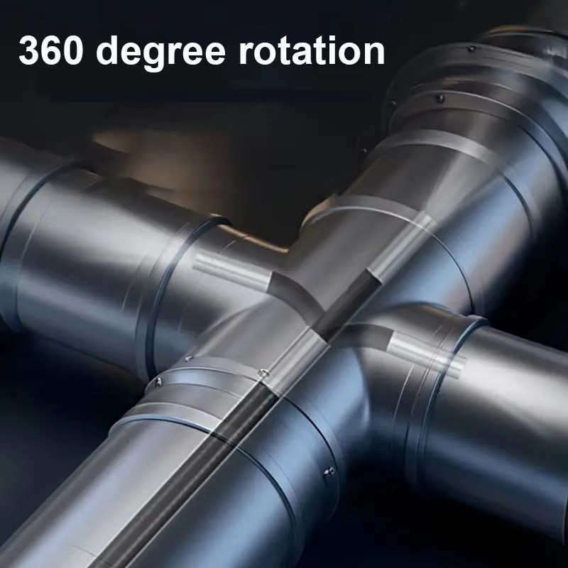 WDSZKMYF HD 1080P Industrieendoskop mit 360 Grad Zwei-Wege-Drehgelenk und LED für iOS und Android, Typ-C, Schwarz - Bild 6