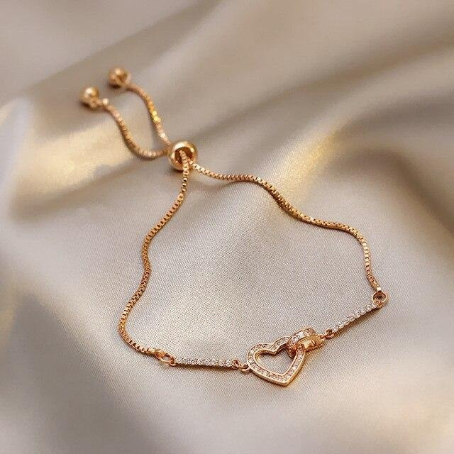 Allbestart Armband, 925 Silber, Zirkonia, Gold, Damen - Bild 1