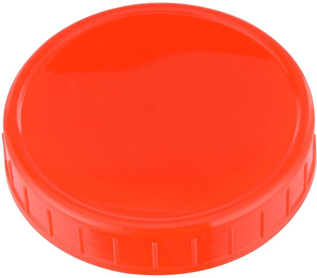 OutsideWorld Farbige PP Mason Einmachglasdeckel für Weithalsgläser Typ 3, Orange, luftdicht und auslaufsicher - Bild 1
