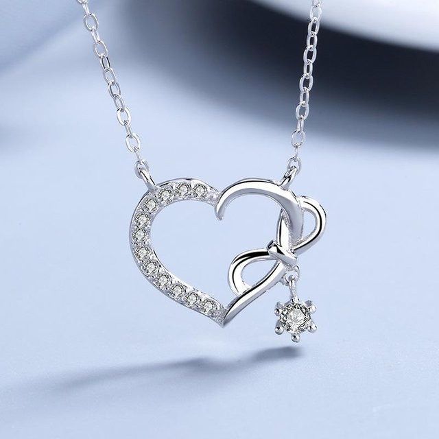 Lucky Star Jewelry Halskette, 925 Silber, Diamant, Zirkonia, Damen - Bild 1