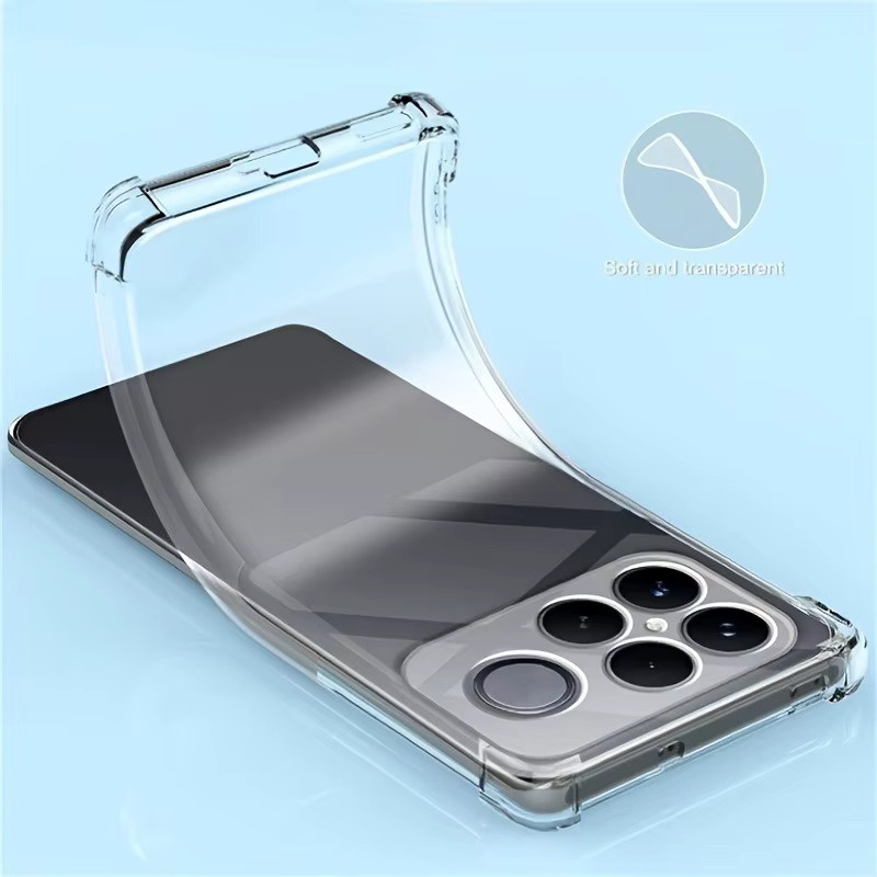 Stoßfeste Airbag Schutzhülle für Xiaomi Poco F8 Ultra Pro F7 F6 F5 X7 X6 X5 Pro C85 in Transparent - Bild 3