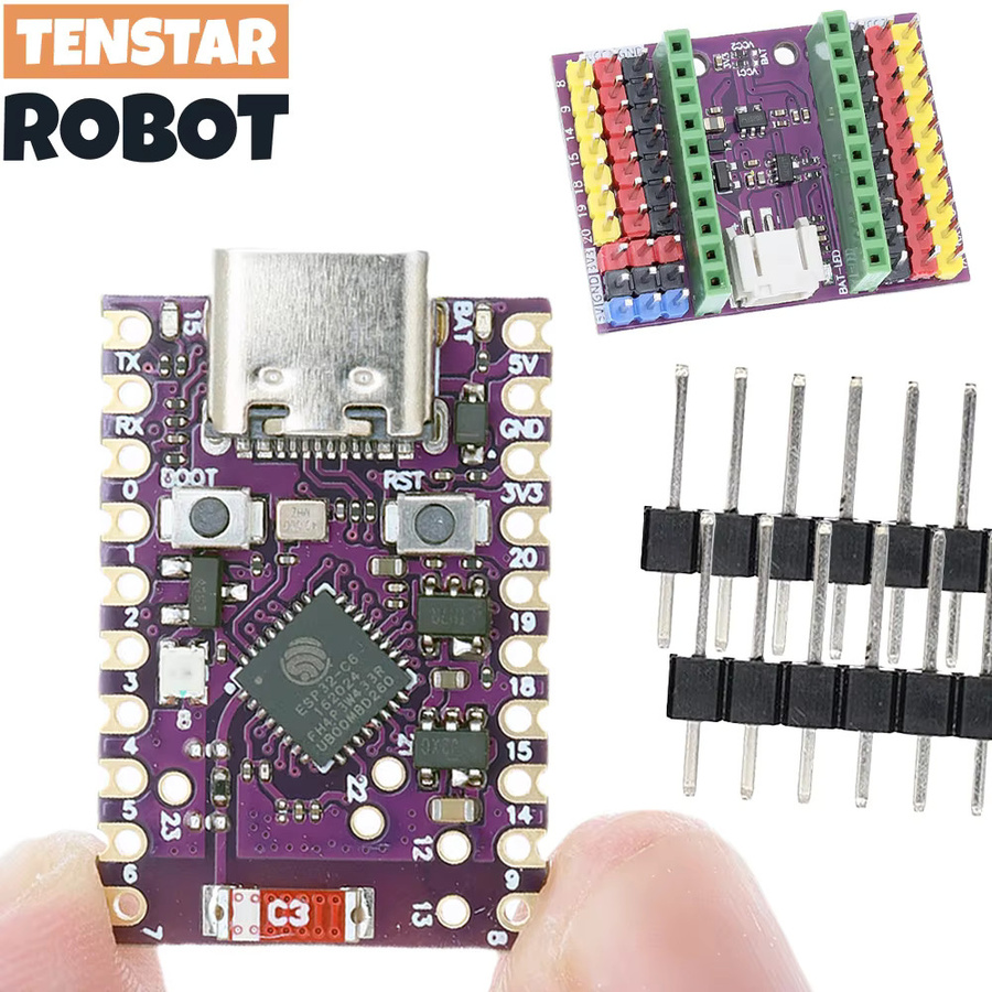 TENSTAR ESP32 C3 SuperMini Entwicklungsboard mit WiFi und Bluetooth Modul - Bild 3