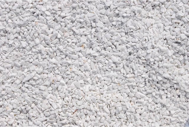 Marmorsplitt Carrara Weiß 6 - 9 mm von Scherf im 25 kg PE-Sack - Bild 1