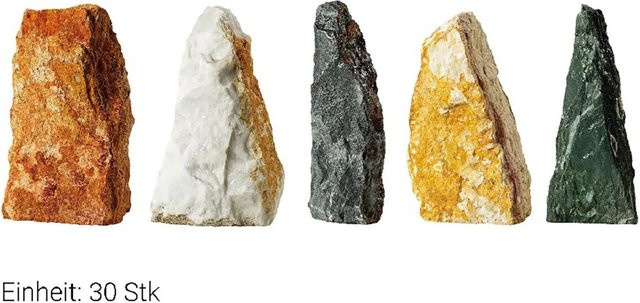 Scherf Mini-Monolithen Mix aus Naturstein, Farbe: Multicolour, Höhe: 40 - 60 cm - Bild 1