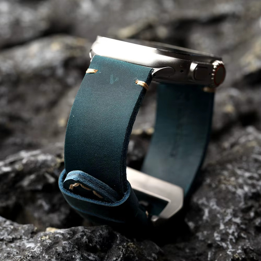 Raystray Uhrenarmband Leder, Herren, für Apple Watch Ultra2 - Bild 2