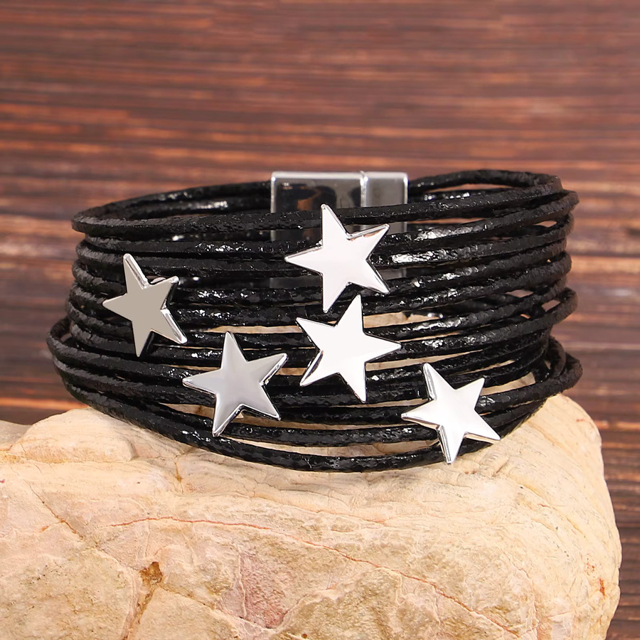 Amorcome Armband, Leder, schwarz, Damen - Bild 2