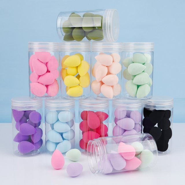 RANCAI Mini-Make-up-Schwämme, 12 Stück, Eier- und Wassertropfenform - Bild 1