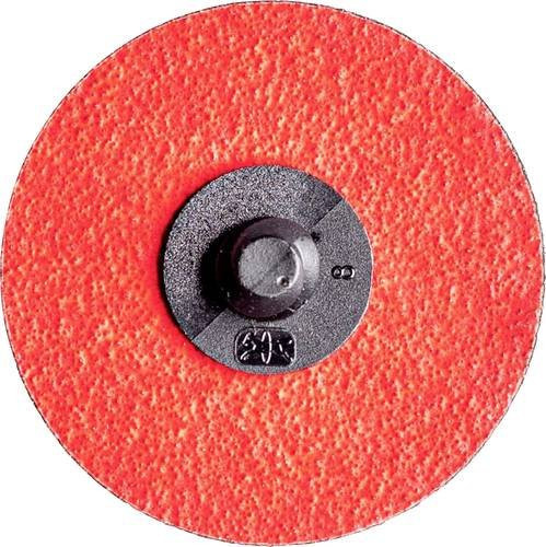 PFERD COMBIDISC Mini-Fiberscheibe CDFR mit Keramikkorn Durchmesser 50mm rot 100 Stück - Bild 1