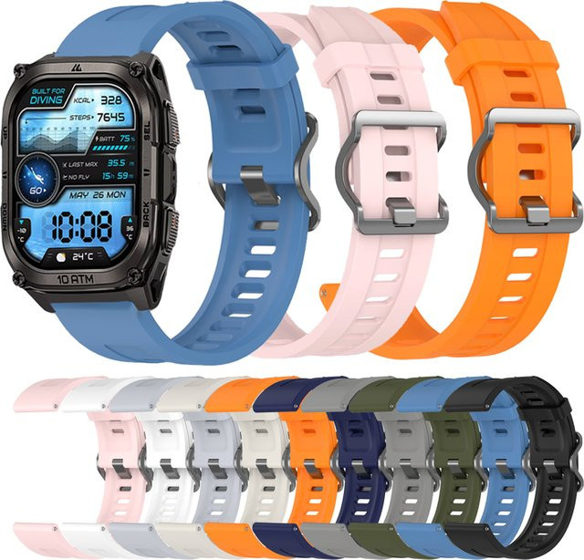 KOSPET Uhrenarmband Silikon, 22 mm, Unisex - Bild 1