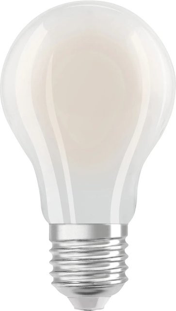 Osram LED-Leuchtmittel E27 Glühlampenform A60 in Weiß mit sichtbarem Filament, 2,2 W, 470 lm, Höhe: 10,5 cm, Durchmesser: 6,0 cm - Bild 1