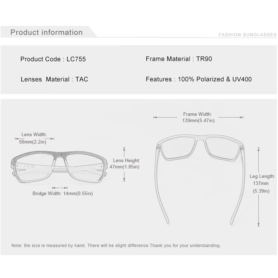 KINGSEVEN Sonnenbrille, Vollrand, rechteckig, grün, polarisiert, Herren - Bild 2