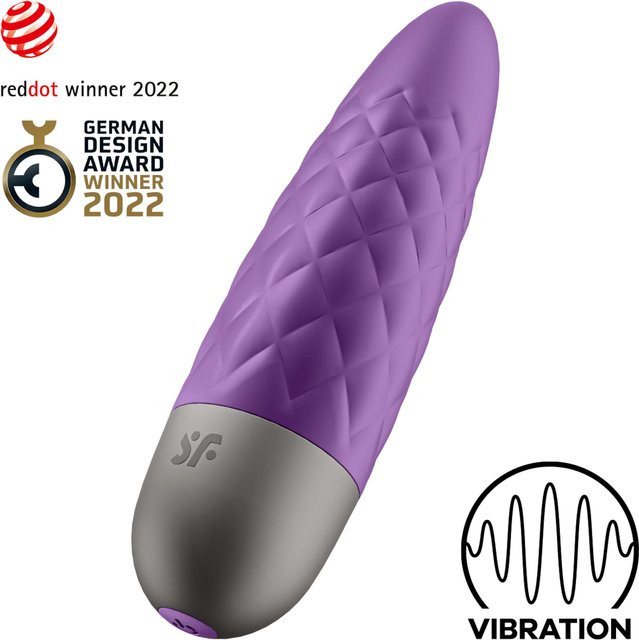 Satisfyer Ultra Power Bullet 5 Vibrationsmassagegerät in Purple, Länge: 10 cm - Bild 1