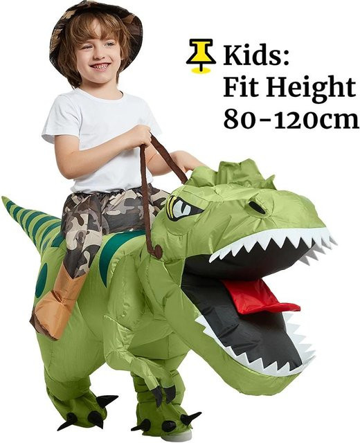 MARKET-1 Aufblasbares Dinosaurier Kostüm Reiten T Rex, Kostüm für Erwachsene - Bild 1