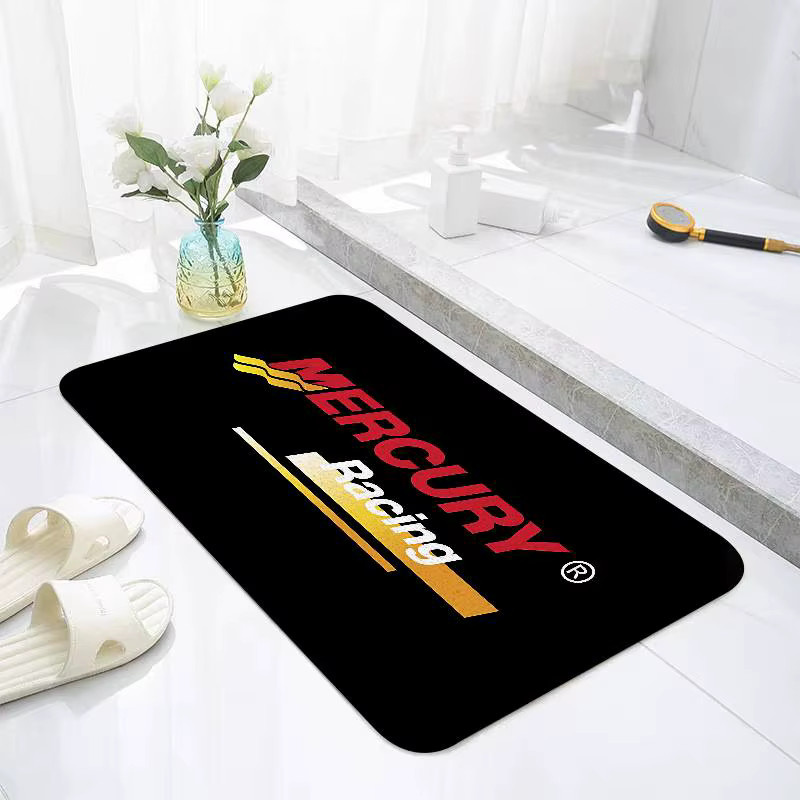 Mercury Racing Antirutschmatte für Badezimmer und Eingangsbereich, schwarz, B/T: 60 x 40 cm - Bild 6