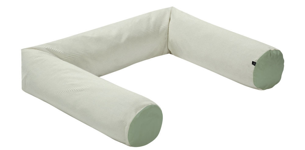 Alvi Bettschlange aus Bio-Baumwolle Smoky Stripe - Bild 1