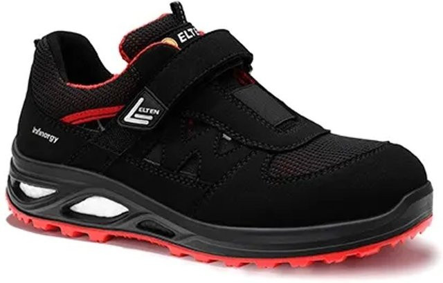 Elten Damen-Sicherheitssandale Hannah Xxtl S1P in Black-Red, Größe 36 - Bild 1