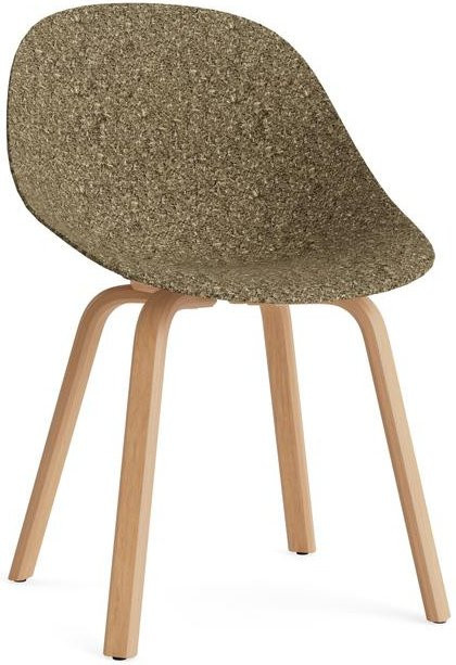 Normann Copenhagen Mat Stuhl aus Buche und Hanf in Green Matt - Bild 1