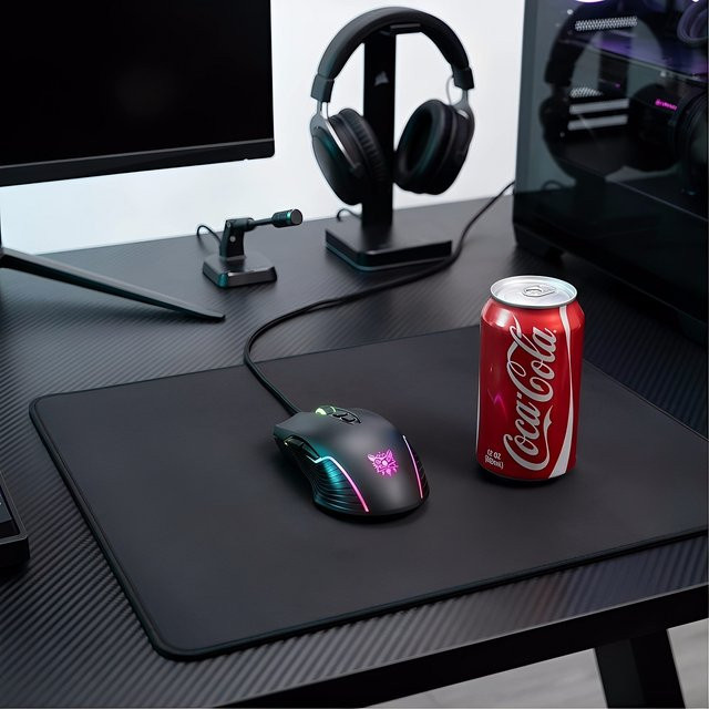 ONIKUMA CW905 Gaming-Maus Schwarz, kabelgebundene Maus mit 6400 DPI, 7 programmierbare Tasten und Beleuchtungsmodi für PC-Gamer - Bild 1