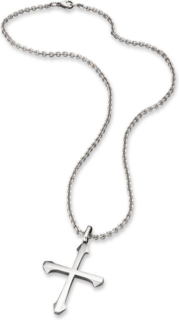 Save Brave Halskette Edelstahl, Silber, Herren, 50,0 cm - Bild 1