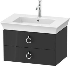 Duravit Waschtischunterschrank White Tulip ohne Aufsatz, Farbe Weiß/Grau, B/T/H: 41 x 68,4 x 45,8 cm - Bild 1
