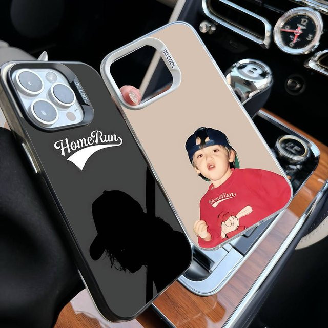 P-PauloS Londra Homerun Handyhülle für Apple iPhone 17 16 15 14 13 12 11 Pro Max Plus stoßfeste Rückseite Farbe Silber - Bild 1
