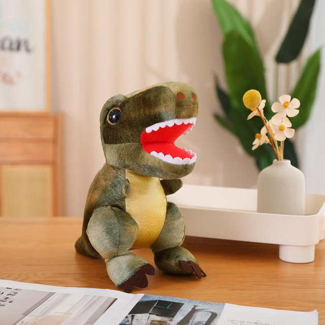 Yiran Health & Beauty Tyrannosaurus Rex, Plüschtier, Dinosaurier, 25cm, ab 14 Jahre - Bild 1