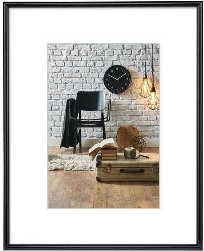 Hama Bilder Wechselrahmen DIN A4 in Schwarz, B/H/T: 22,0 x 30,5 x 1,5 cm - Bild 1