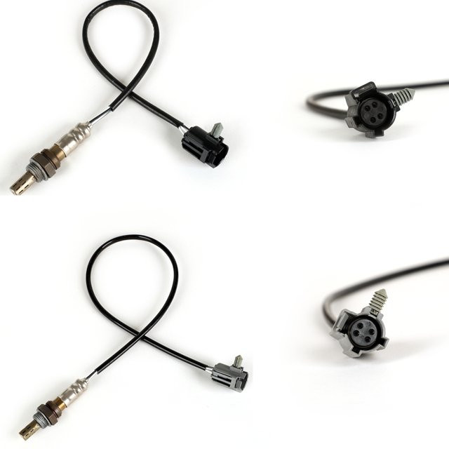 2 Stück Sauerstoffsensor Set von WEIDA AUTO PARTS für Grand Cherokee 96-00, TJ Wrangler und Dodge Dakota 5.9L, Ersatzteilnummern 234-4076, 234-4072, 234-4078, 234-4079 - Bild 1