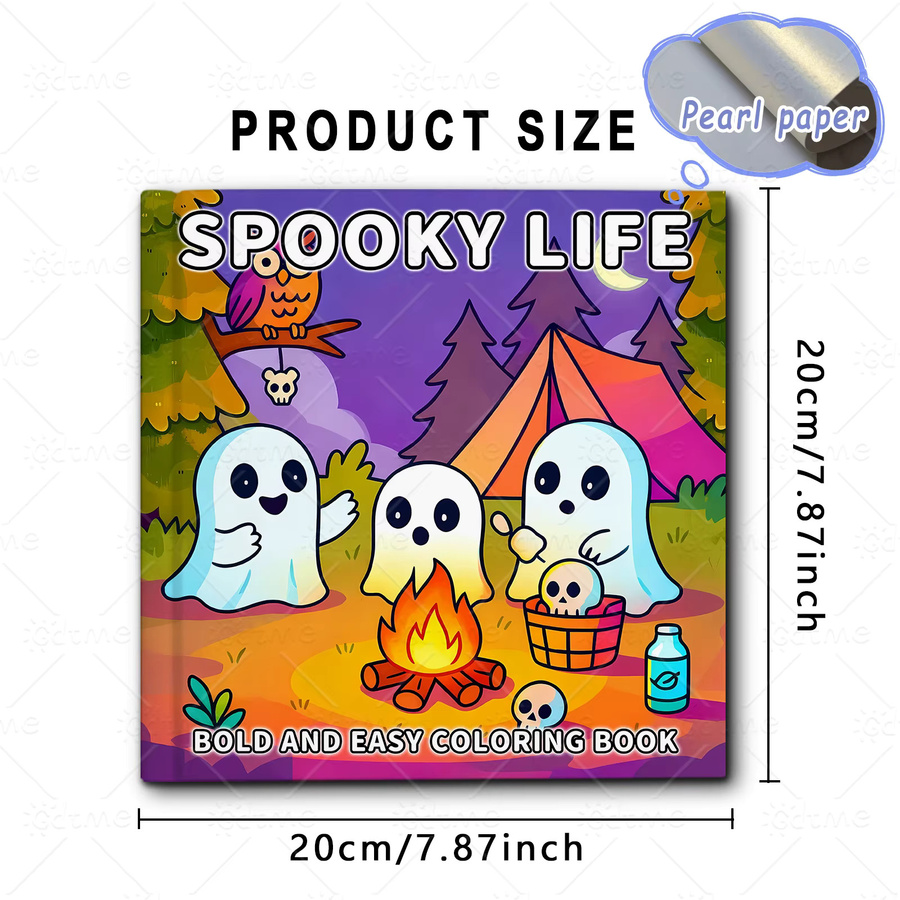 SPOOKY LIFE Malbuch für Erwachsene, Fantasy, ab 14 Jahren - Bild 3