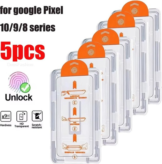 AKABEILA Displayschutzfolie aus gehärtetem Glas für Google Pixel 10 Pro XL 9 Pro XL 8 7 6 transparent - Bild 1
