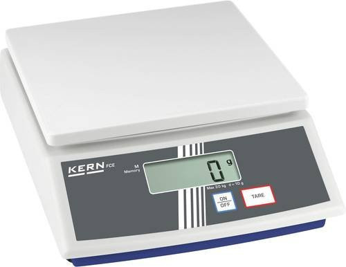 Kern Tischwaage FCE 15K5N in Weiß und Mehrfarbig mit einem Wägebereich von bis zu 15 kg und einer Ablesbarkeit von 5 g - Bild 1