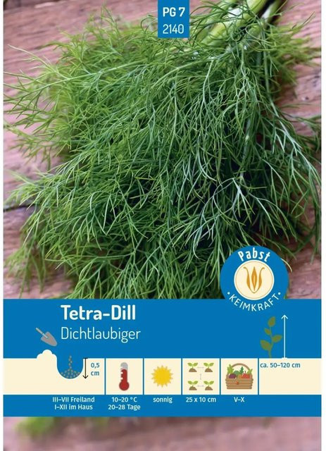 Pabst Keimkraft Tetra-Dill Dichtlaubiger Kräutersaatgut - Bild 1