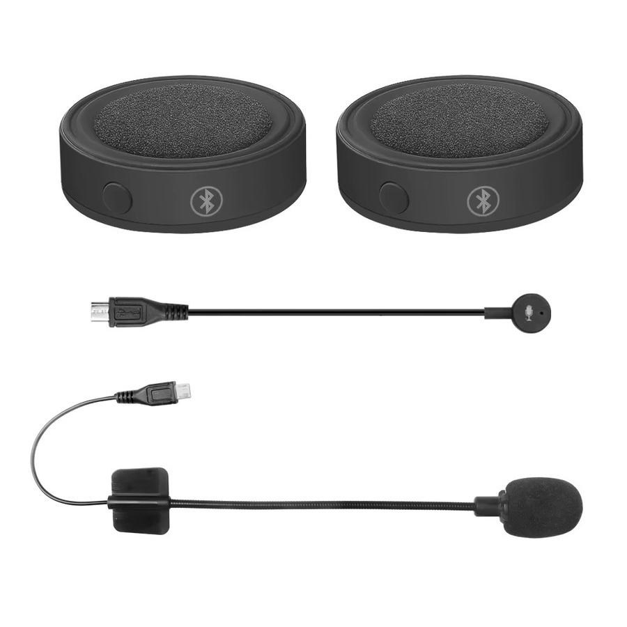 kebidumei BT17 Motorrad Helm Headset Bluetooth 5.0 Drahtlose Freisprecheinrichtung mit Stereo Musik Player und Noise Reduction in Schwarz - Bild 2