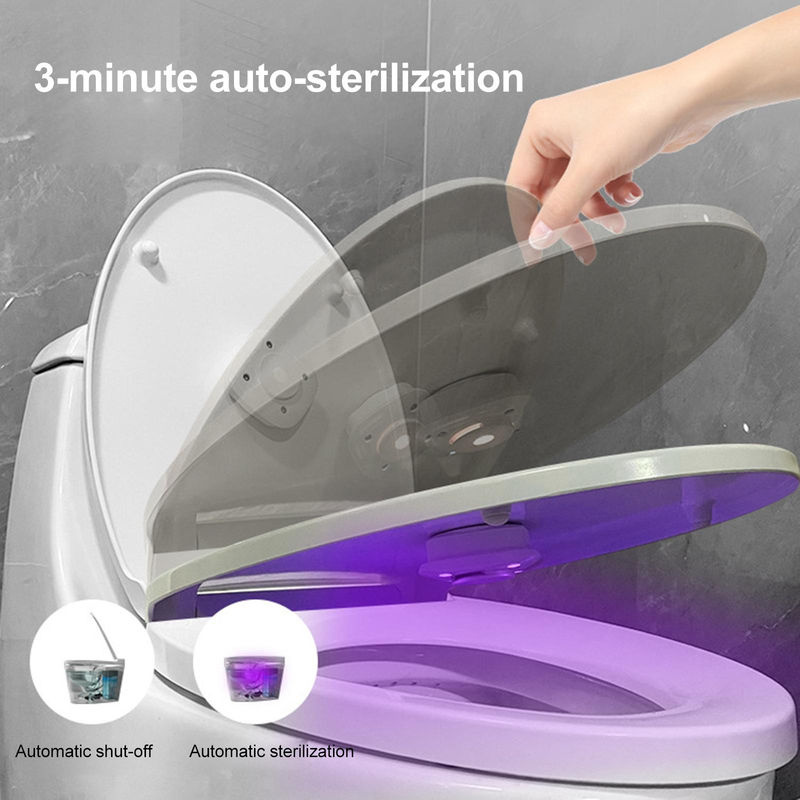 Hairwigy Tragbare Mini UVC Toilettensterilisationslampe mit Aroma Tablet, Weiß, 2er-Set - Bild 4