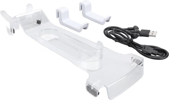mfySpace 4 in 1 Organizer Kit für PS VR2 Headset und Sense Controller mit Ladestation in Transparent - Bild 1