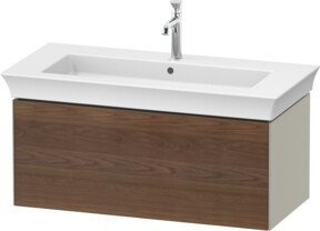 Duravit Waschtischunterschrank White Tulip matt Weiß B: 98,4 cm, H: 41 cm, T: 45,8 cm - Bild 1
