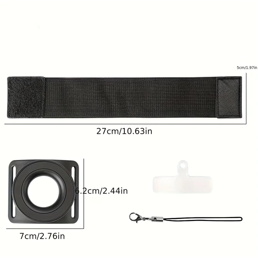 Universeller magnetischer Armband-Telefonhalter für MagSafe iPhone 12 bis 17 Pro Max Plus, Schwarz - Bild 2