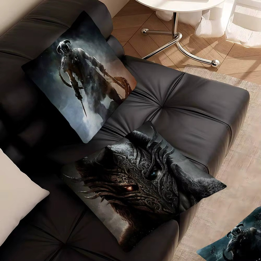 Kissenbezug The Elder Scrolls V: Skyrim Potdemiel Design für Sofa und Dekoration, 45 x 45 cm - Bild 2