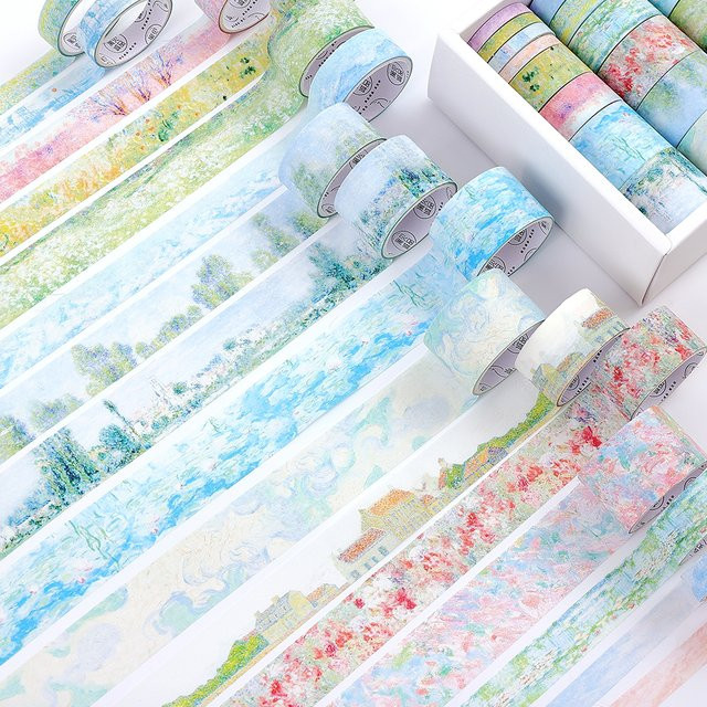 20 Rollen Washi-Tape Set in Multicolour für Scrapbooking und DIY-Projekte, 2 m pro Rolle - Bild 1