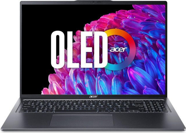 Acer Swift Go 16 (SFG16-72-59VS) Laptop mit 16 Zoll 3.2K OLED 120Hz, Intel Core Ultra 5 125U, 16 GB RAM, 1 TB SSD, Grau - Bild 1