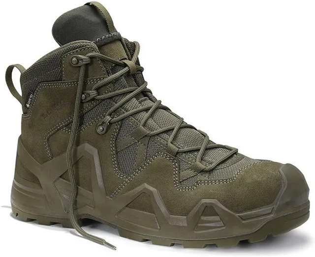 Elten Sicherheitsschnürstiefel ZEPHYR Work GTX Ranger Green Mid ESD S3S WR aus Veloursleder in Größe 44 - Bild 1