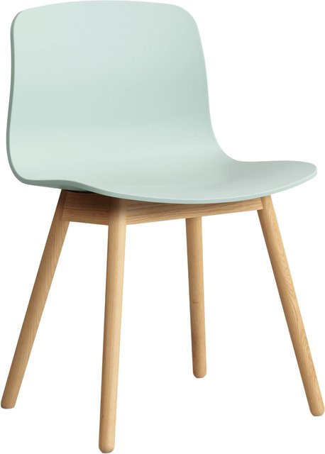 HAY About A Chair AAC 12 Designstuhl in Grün mit Eichengestell aus Polypropylen - Bild 1