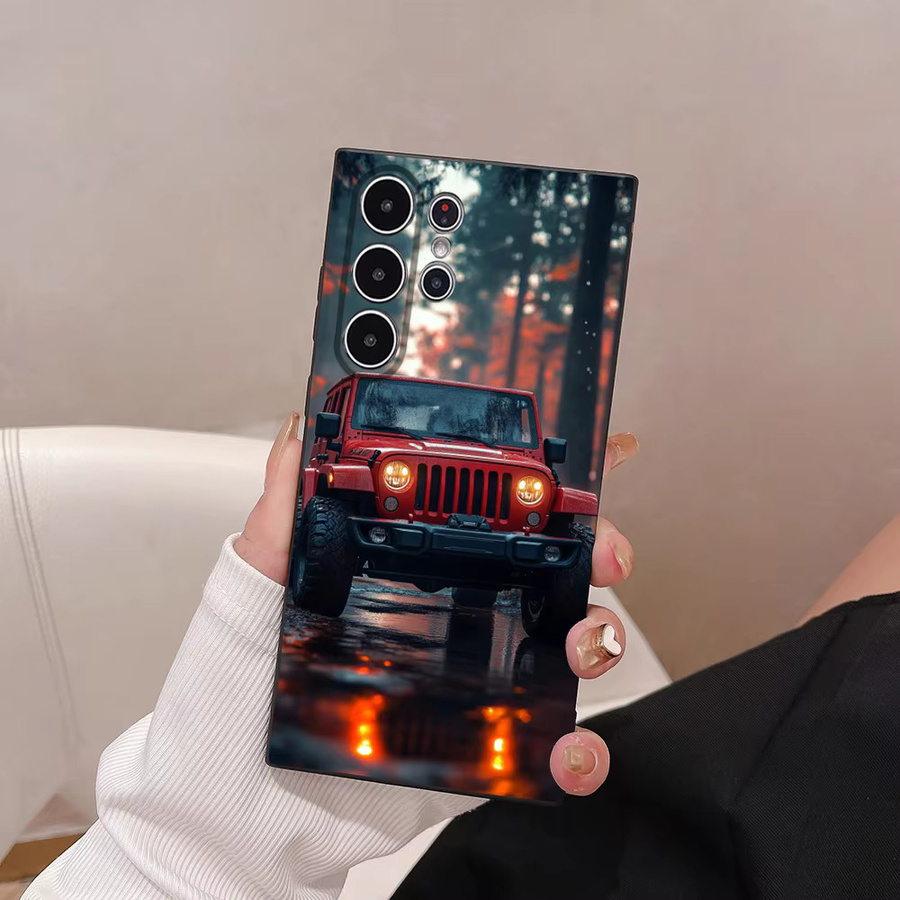 CAR Jeeps-S Offroad SUV Handyhülle für Samsung Galaxy S21 S22 S23 S24 S25 FE Plus Ultra in Multicolour aus weichem TPU - Bild 2